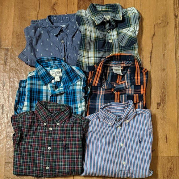 Ralph Lauren Other - Long sleeve collared shirt lot | Size 4/4T